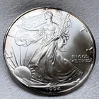 1994 American Silver Eagle $1 .999 Fine Silver BU Toned [k2]