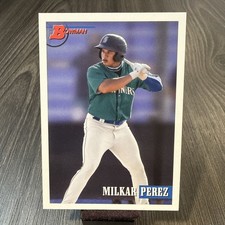 2021 Bowman Heritage #169 Milkar Perez Seattle Mariners