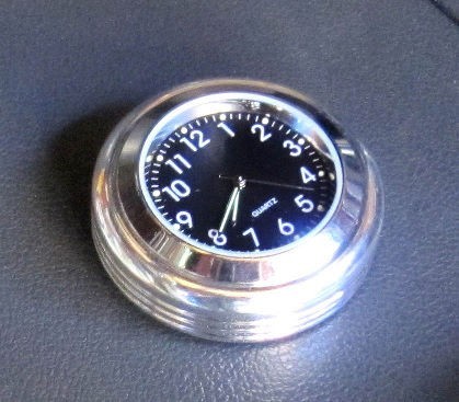 New British Made VerSa Grooved Stick-on Clock, Harley, Bike, Boat,  Motorcycle