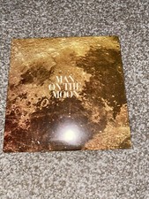 MAN ON THE MOON 7” SINGLE RECORD Narrated by Walter Cronkite CBS News 33 1/3