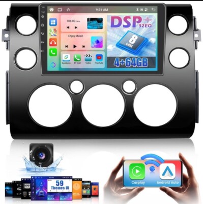 [8 Core 4+64G] Inefala for Toyota FJ Cruiser 2007-2018 Android 9 