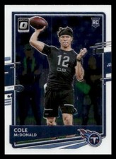 2020 Donruss Optic #P-298 Cole McDonald Rookie Tennessee Titans