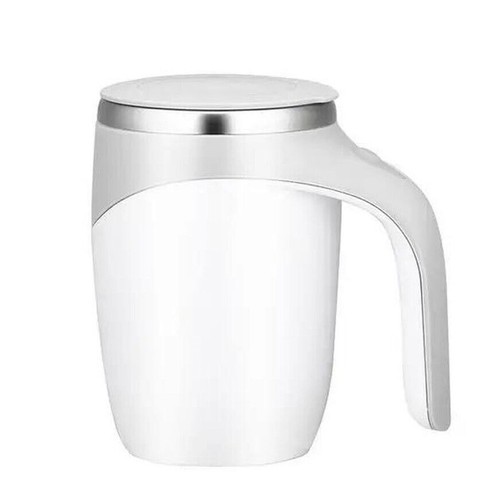 Electric Mixing Mug, Stainless Steel Travel Cup for Chocolate, Milk, Tea, Office - 第 9/9 張圖片
