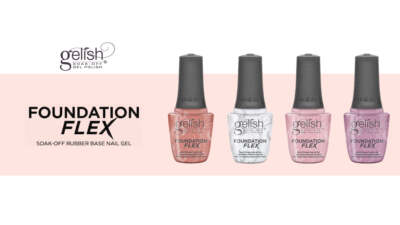 Gelish Brush On Foundation Flex Soak-Off Rubber Base Gel Builder *Pick Any*