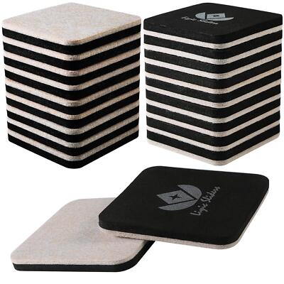Square Felt Furniture Sliders Reusable Gliders for Moving and Protecting Floors