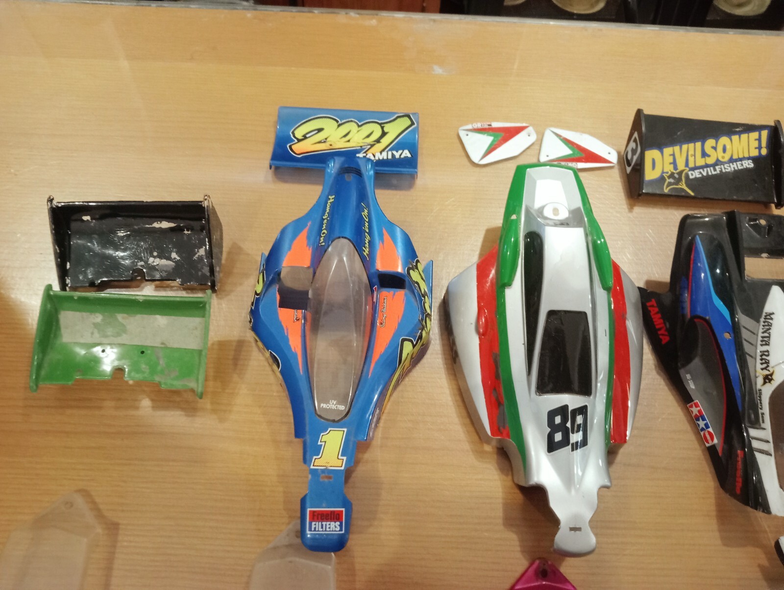 Tamiya Vintage RC Bodies And Undertrays Used Avante Egress 2001