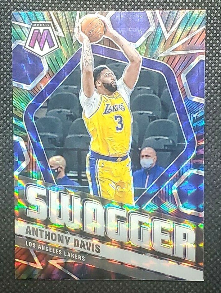 2020-21 PANINI MOSAIC ANTHONY DAVIS PRIZM SWAGGER LOS ANGELES LAKERS PARALLEL SP
