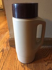 Vintage THERMOS 1/2 Gallon Container Cooler Jug Coffee Brown