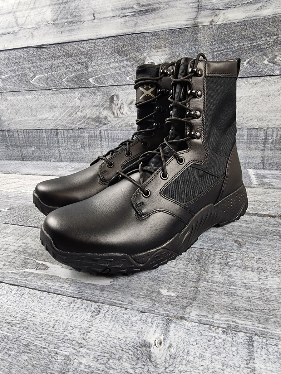 NWOB Under Armor Jungle Rat Tactical Black Leather Nylon Boot Under Armour Jungle Rat Boots | Military Boots main image 3