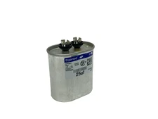 GENTEQ 97F9607 25uf +6 -6% 50/60 Hz 370VAC CAPACITOR