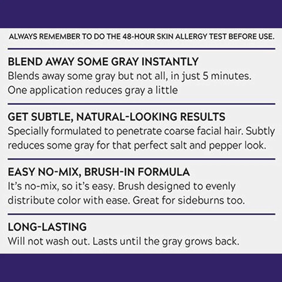 Coloración de cabello y barba solo para hombre, selecciona tipo y color Foto 2 de 4