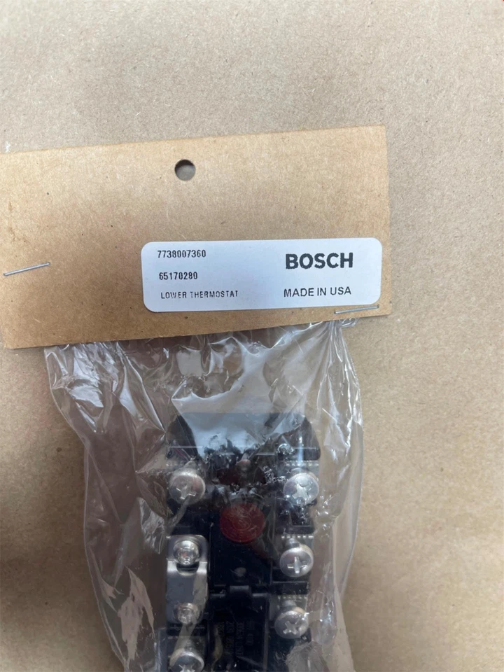 Termostato inferior calentador de agua genuino OEM Bosch Therm-O-Disc 59T 4100 100-180F Foto 2 de 4