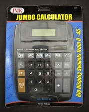 JMK Electronic 8-Digit Jumbo LCD Display Calculator