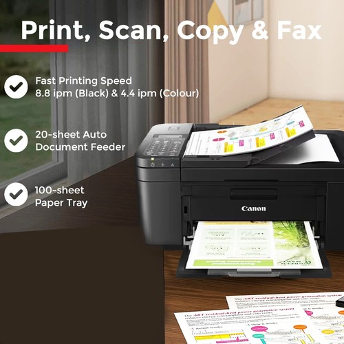 CANON PIXMA Wireless Mobile Printer Home Office Printer Scan Copy Fax Machine - Picture 6 of 7