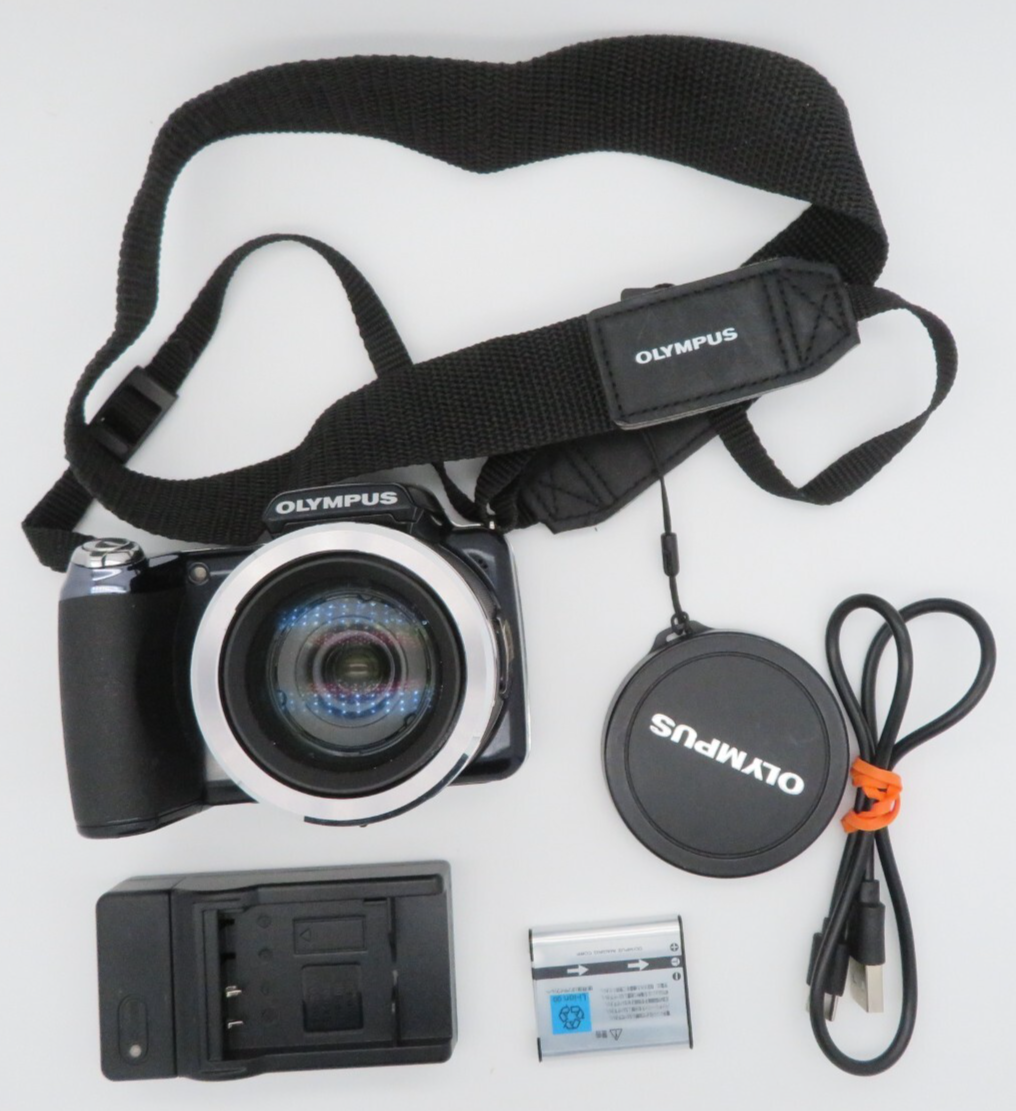 Olympus Stylus SP-810UZ 14MP Digital Camera Black 36x Wide Zoom