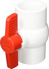 Hayward QVC1020SSEW 2-Inch White QVC Series Compact Ball Valve with Socket End C