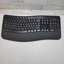 Microsoft Comfort Desktop Keyboard Wireless 5050 Ergonomic - No USB Dongle