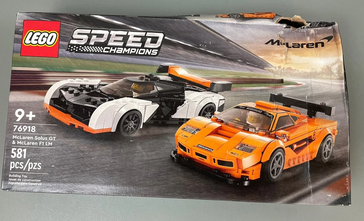 LEGO Speed Champions 76918 McLaren Solus GT & McLaren F1 LM detailed  building review 