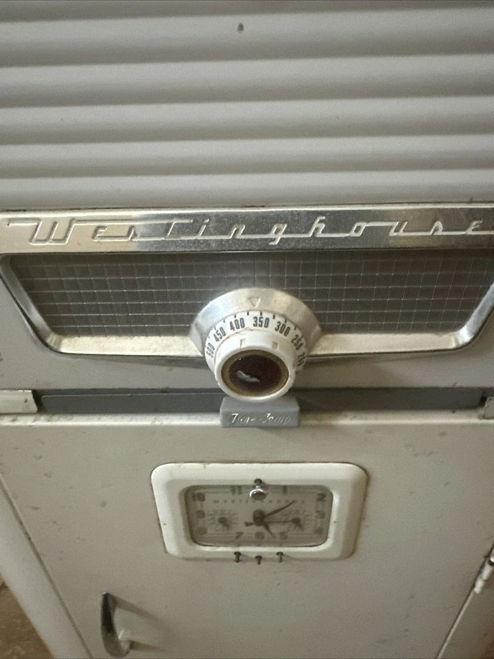 Horno tostador eléctrico Westinghouse vintage de los años 50 con gabinete inferior (solo recogida) Foto 2 de 4