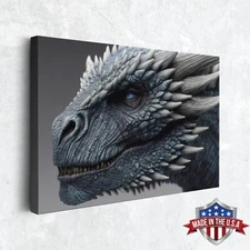 Eyes of the Frozen Tyrant Wall Art, Canvas Print for Home Decor, Art Poster