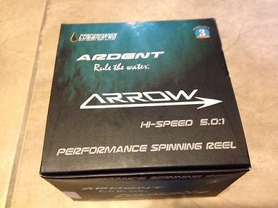 Ardent Arrow Spinning Fishing Reel Hi-Speed 5.0:1 2000 NEW in box 