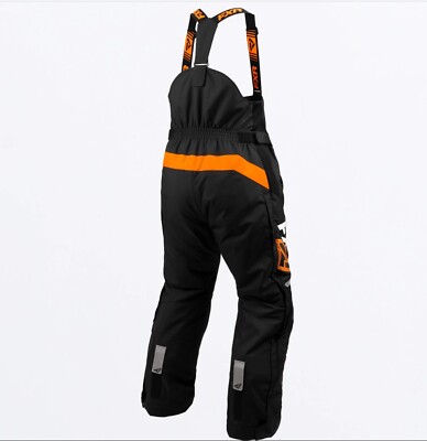 FXR Men's Team FX Snowmobile Pants Bibs Orange 2XL 3XL FXR Men's Team FX Snowmobile Pants Bibs Orange 2XL 3XL