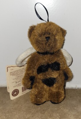 Boyd's Bears Beezer The Head Bean Collection Mini Plush ornament Retired Tagged