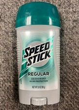 6 New Speed Stick Men Regular Deodorant 3oz each