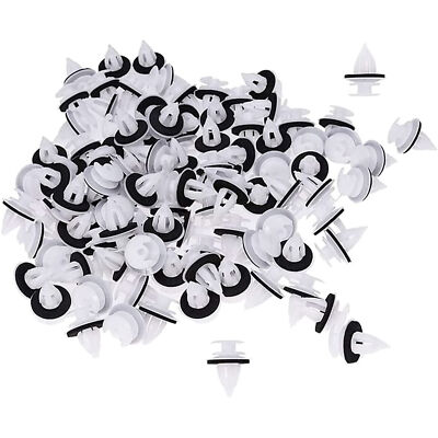 50 Clip Fissaggio M3 Per BMW Con Anello Di Tenuta: Ricambio 51411973500 Per Pannelli Porta, Serie 3 E46, 5 E39, 7 E38, X5, Materiale POM - 2