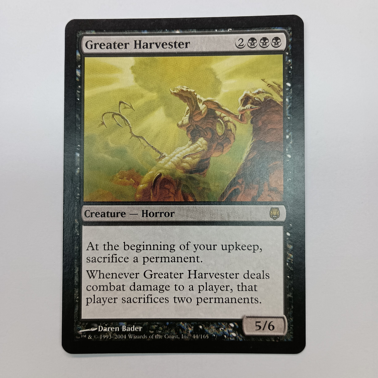 MTG Greater Harvester x1 LP/NM  Darksteel Magic the Gathering English Regular 1x