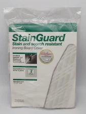 Ironing Board Cover Stripe Pattern Standard Size 15" X 54" Scotchgard Seymour