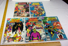 Legion of Super-Heroes 322 323 324 325 326 comic book lot VG-VF-NM 1985