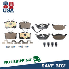 Front & Rear Ceramic Brake Pads w/Hardware  for VW Beetle Golf Jetta