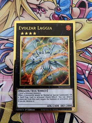 Yugioh! Evolzar Laggia - MGED-EN028 - Premium Gold Rare - 1st