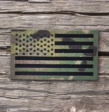 Standard Infrared reflective Multicam IR US Flag Patch 3.5x2" Special Forces