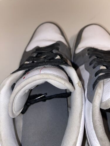 Nike Air Jordan 1 V.2 Low Leather White Cool Grey Size 11 - 584794-105 - Picture 5 of 8
