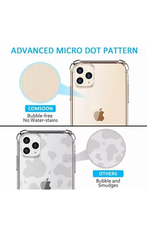 DURCHSICHTIGE Hülle für iPhone 11PRO Abdeckung stoßfest Silikon Gel voller Schutz - Bild 4 von 11