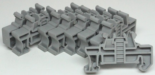 8 Unused Phoenix Contact # CLIPFIX 35 Terminal End Barrier Blocks, CLIPFIX35