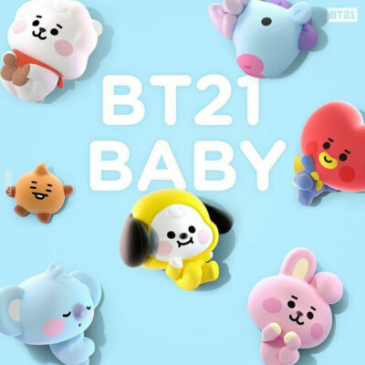 BTS BT21 Official Authentic Goods Sitting Doll 20cm Baby Ver +