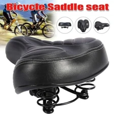 Extra Wide Big Bum Bike Bicycle Cycling Gel Cushion Pad Saddle Seat Soft Comfort