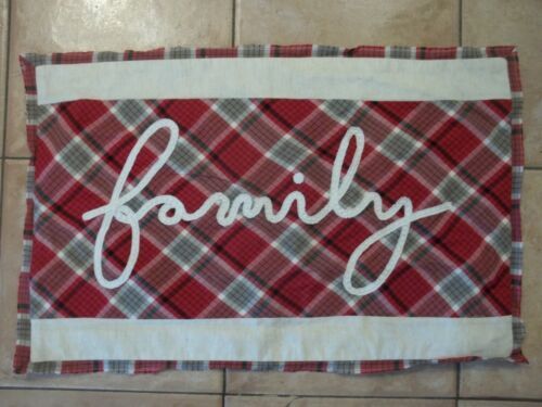 Fabric Editions 16x16 Pillow Covers – Green & White Plaid Cotton Canvas W/ Zipper