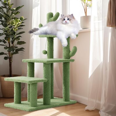 HOMBYS Cautus Cat Stairs for Old Cats & Dogs, Pet Steps for High Beds, Couch ...
