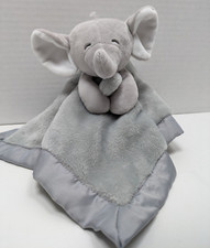 NEW Carters Grey Elephant Plush Security Blanket Lovey NWOT