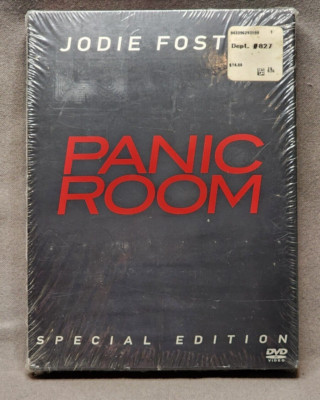 2002 PANIC ROOM SPECIAL EDITION GENUINE DVD JODIE FOSTER 3-DISC SET NEW/SEALED