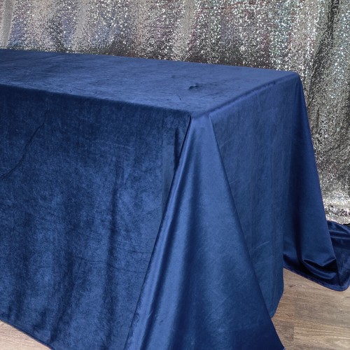 90 x 156 Inch Rectangular Velvet Tablecloth, Silky Tablecloth for Parties - Picture 24 of 89