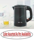 Borosil Eva Cool Tocco 600ml Acciaio Inox Bollitore Nero Cucina Elettrodomestici