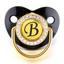 thumbnail 2 - Dummy Pacifier Name Initial Letters Newborn Baby Kids Silicone Orthodontic Gift