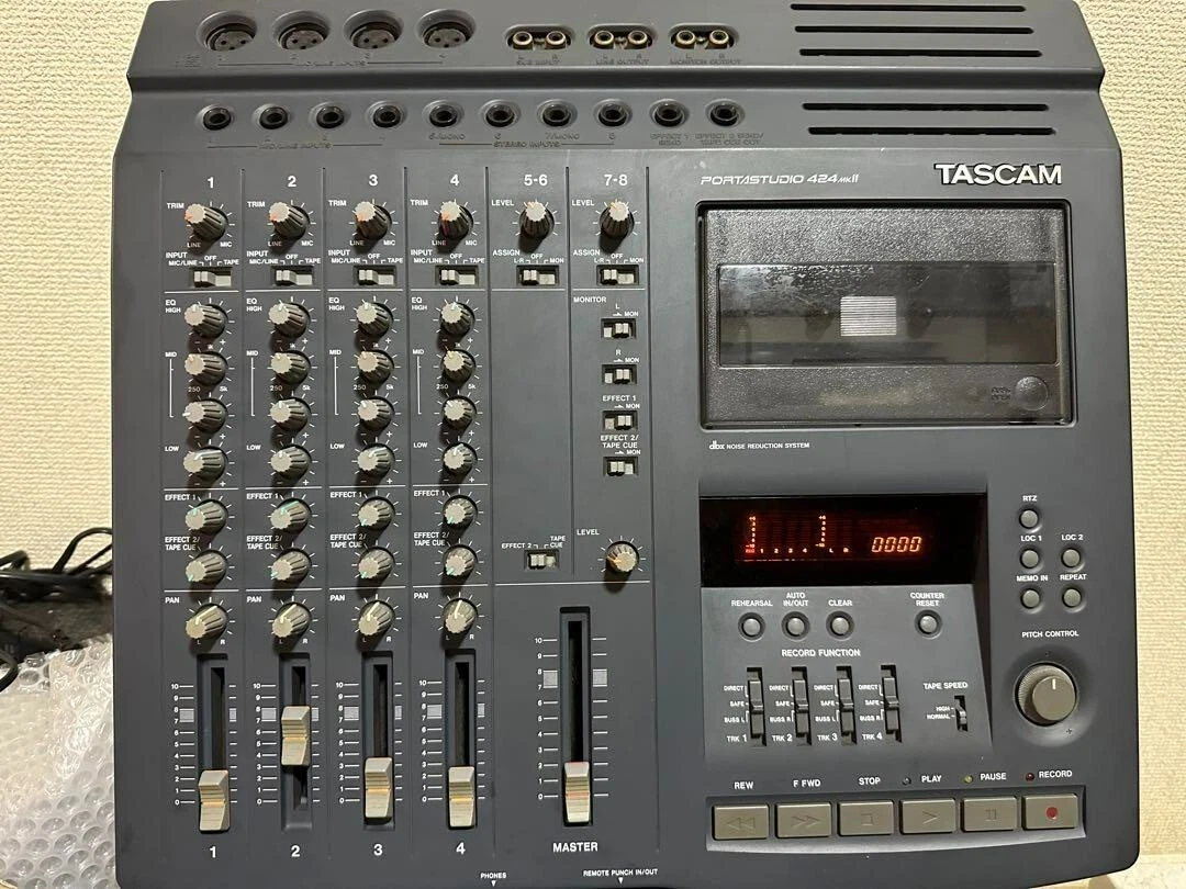 Tascam portastudio 424 mkⅡMultitrack Cassette Tape Recorder MTR used