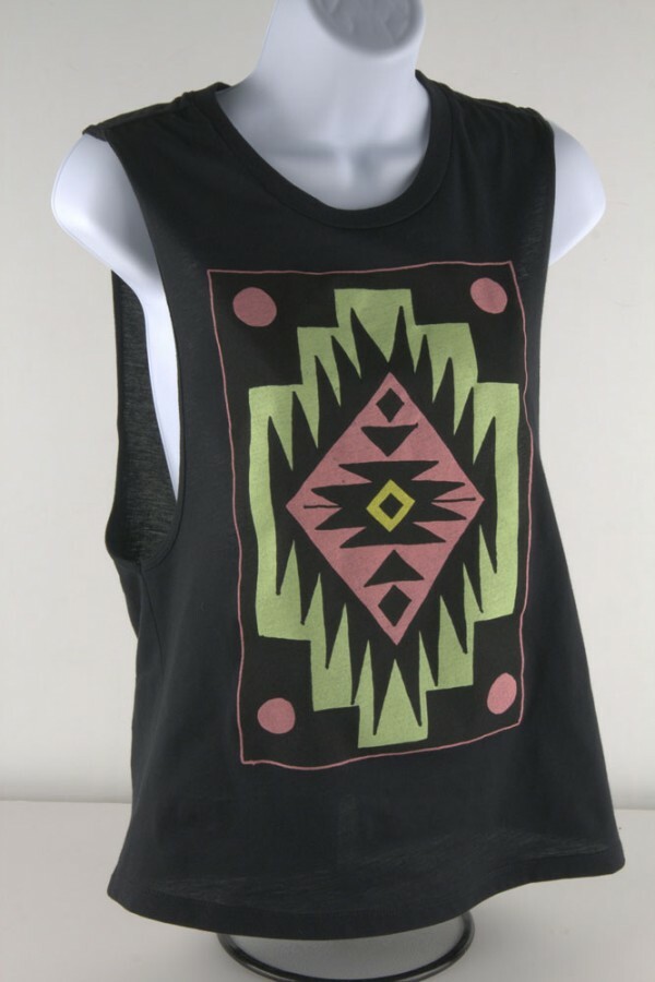 Glamour Kills Black Ornamental Cut Sleeve Flying Pig Top