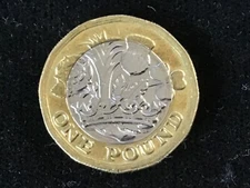 1st 2016 British UK GB 12 Sided BiMetallic 1 Pound Nations Of The Crown Coin